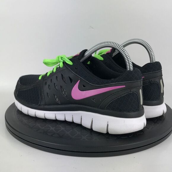 Nike Flex 2013 Black/Pink Athletic Running Shoes 580440-009 Women's Size 7 - Picture 7 of 12